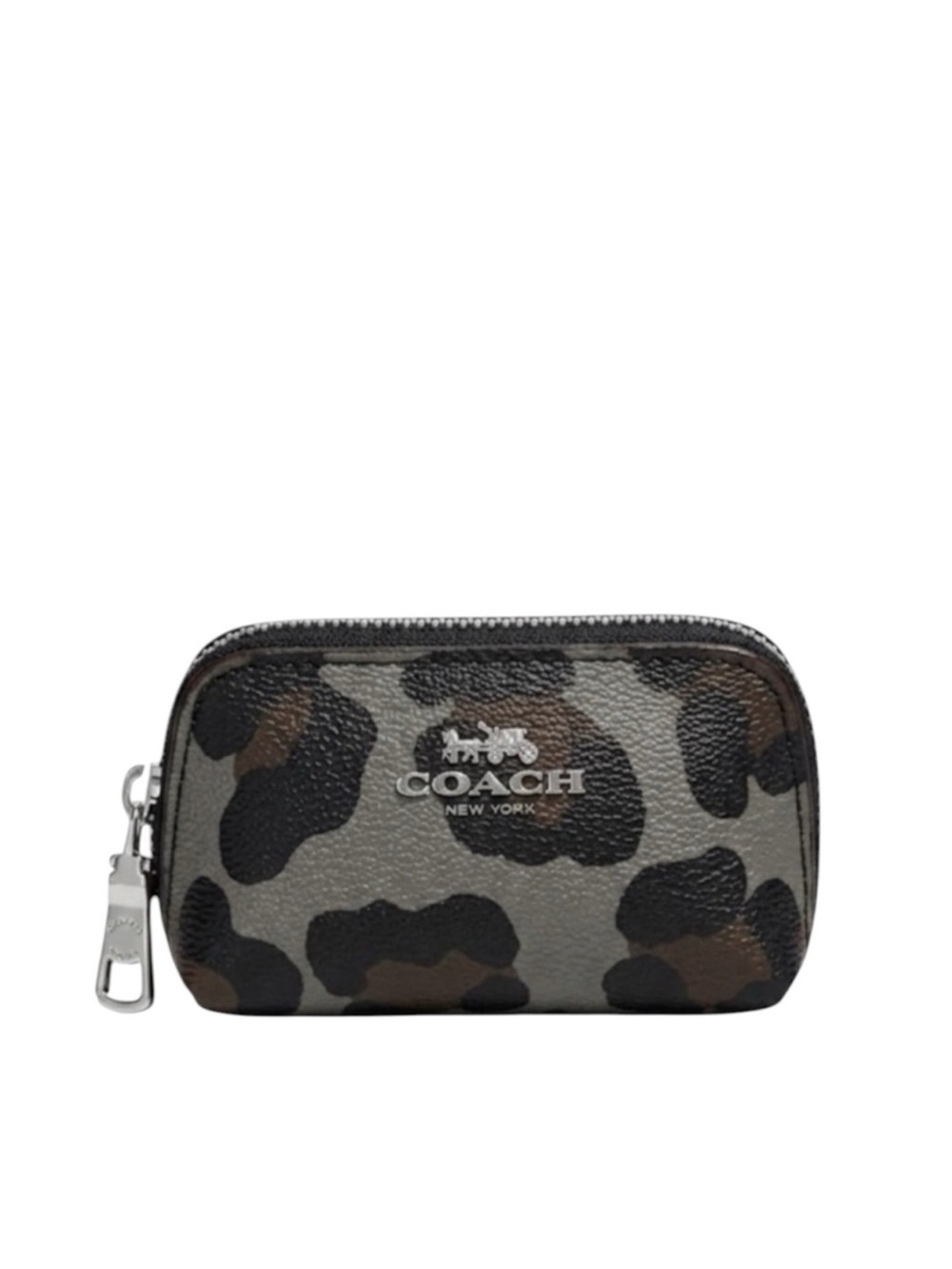 Coach Mini Zip Ocelot Cosmetic Case